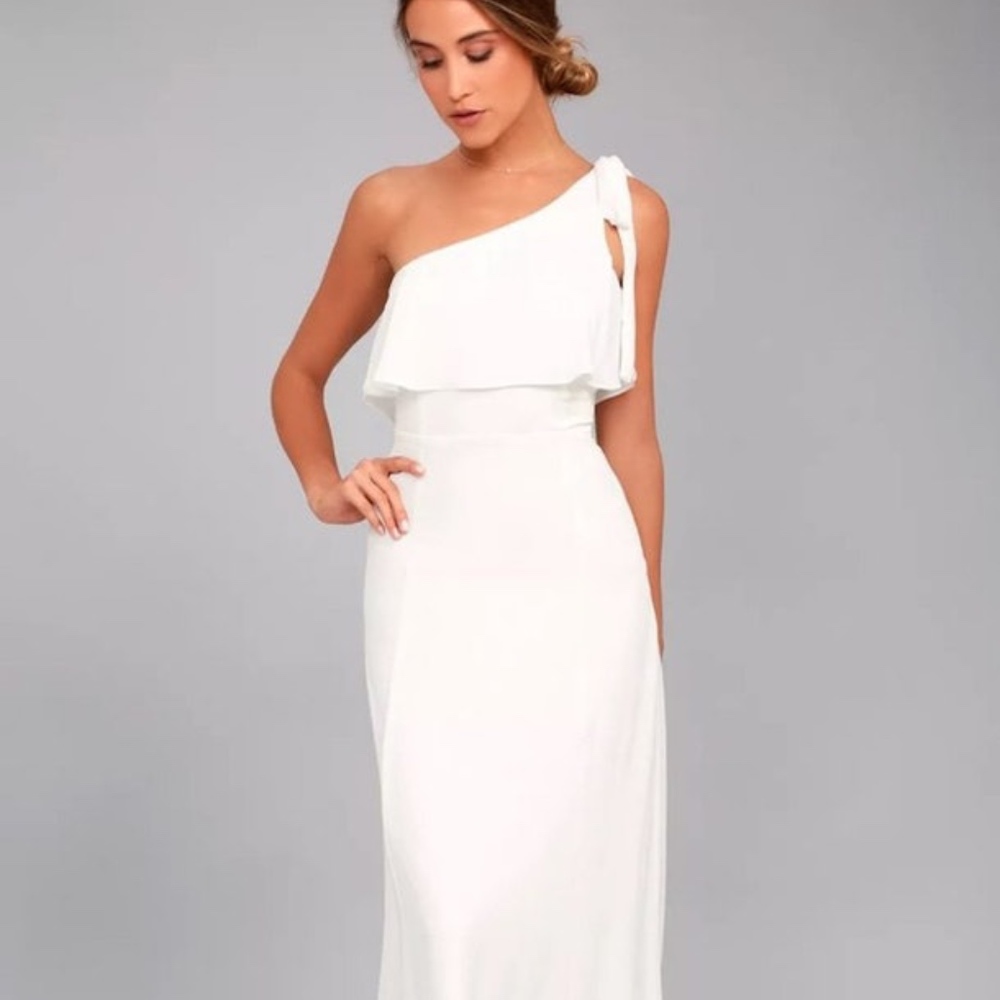 Lulus white maxi